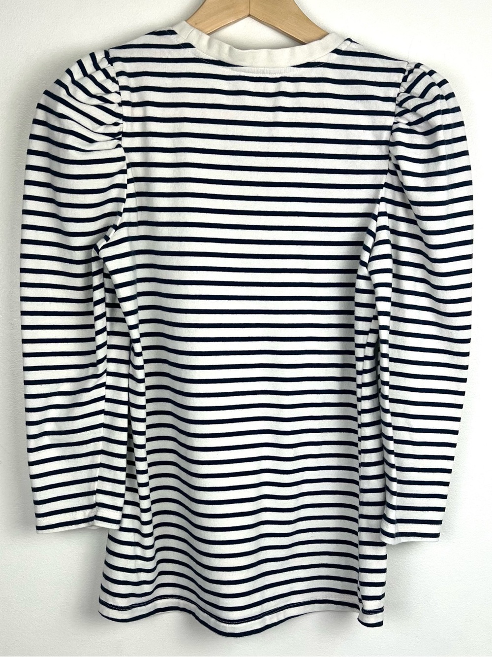 Tuckernuck Pomander Place Navy Striped Vesty Long Sleeve Crewneck - Picture 7 of 12